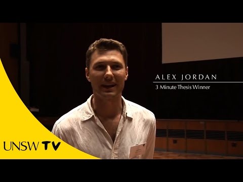 Your time starts now... Three Minute Thesis