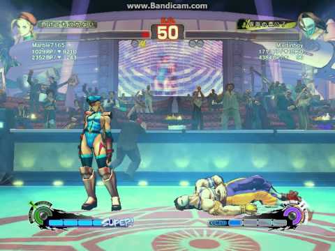 SSF4 AE  Marble7165(Cammy) vs Martinboy(Claw)