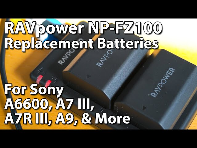 Vídeo relacionado con NASTIMA 2 Baterías NP-FZ100 con Cargador de Batería LCD, Batería de Repuesto de 2280mAh para Sony Alpha A7 III, A7R III, A9, A7R IV, A7RV, FX3, FX30, A7iii, A7iv, A7C, A9, A6600, A6700, ZV-E10ii