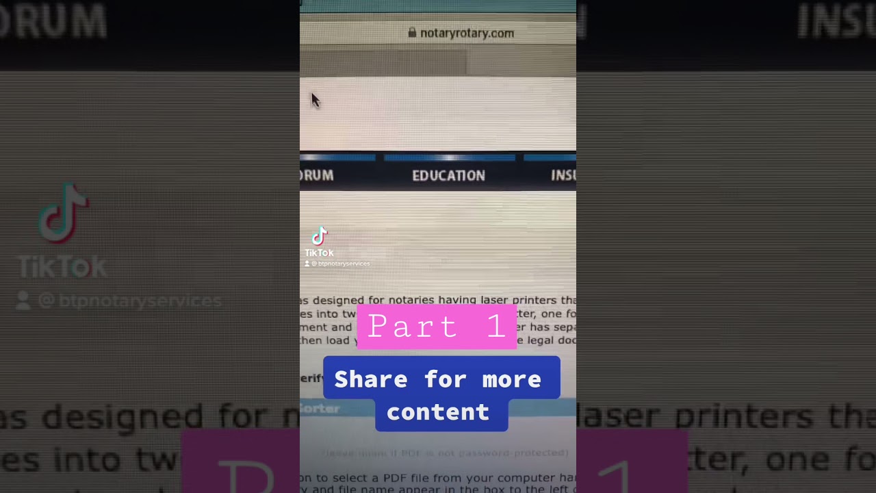 Part1: PDF Page Separator For Notaries
