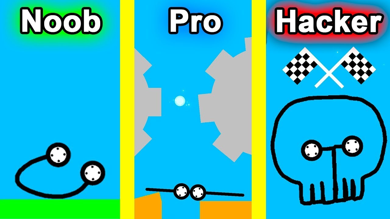 NOOB vs PRO vs HACKER - Car Drawing Game