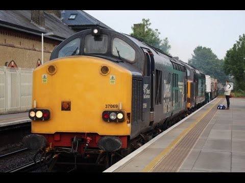 (HD) DRS 37069 + 37602 (6O62 Crewe - Dungeness & 6M95 Dungeness - Crewe) @ CLP 02/05/2017