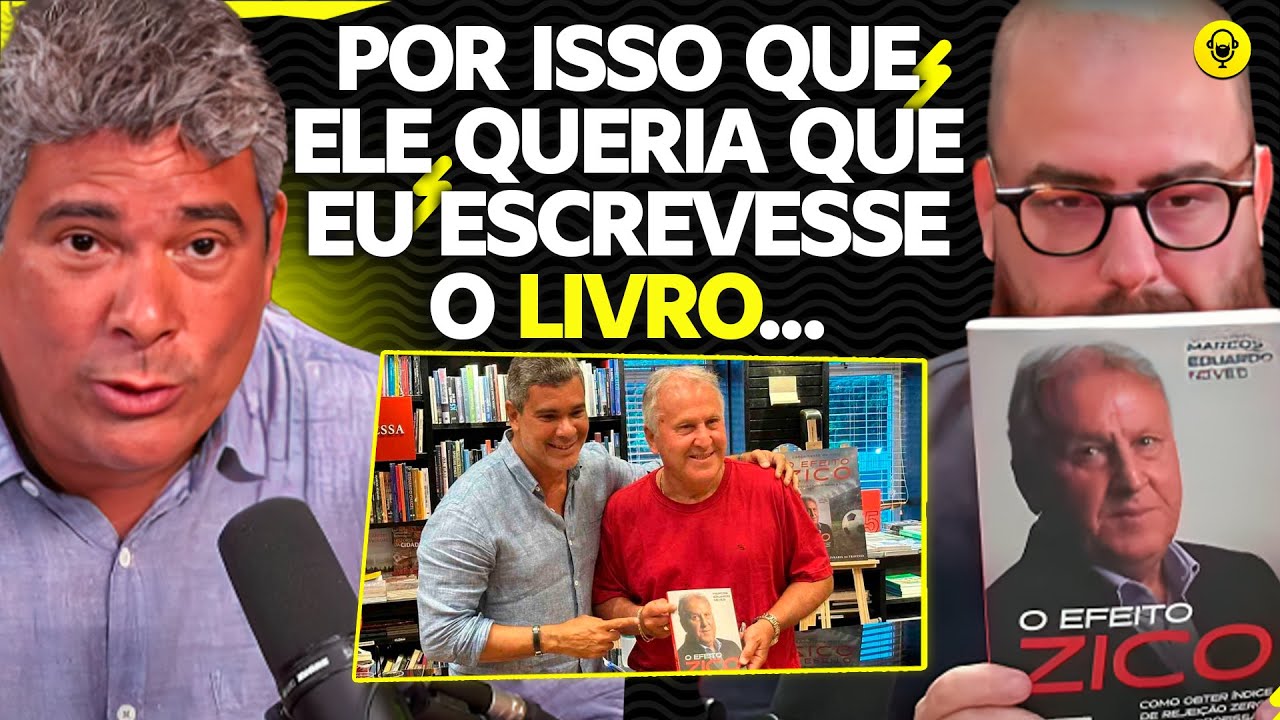 AUTOR DO LIVRO DO ZICO FALA SOBRE O ÍDOLO DO FLAMENGO