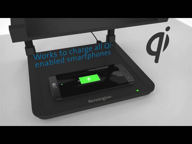 Video teaser for Kensington SmartFit® Laptop Riser with Wireless Phone Charging Pad