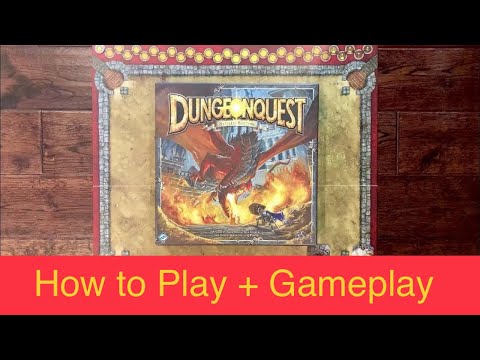 Learn How to Play this Classic Game! DungeonQuest Revised Edition (2014) Fantasy Flight Board Game