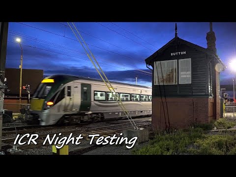 Howth Branch 22K Class ICR Railcar Night Testing - 24th June 2023