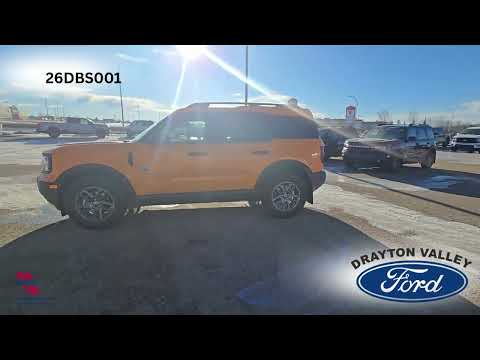 2026 Ford Bronco Sport Big Bend 4x4 in Orange for sale at Drayton Valley Ford in Drayton Valley, AB