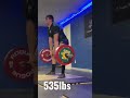 ANGRY 19 YEAR OLD PULLS 535LBS!