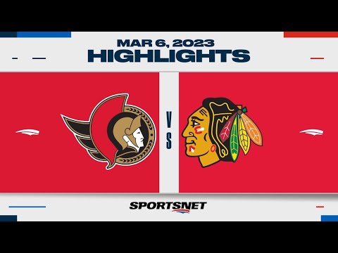 NHL Highlights | Senators vs. Blackhawks - March 6, 2023