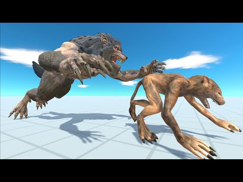 (Werewolf Challenge ) Werewolves vs Werewolf - Animal Revolt Battle Simulator