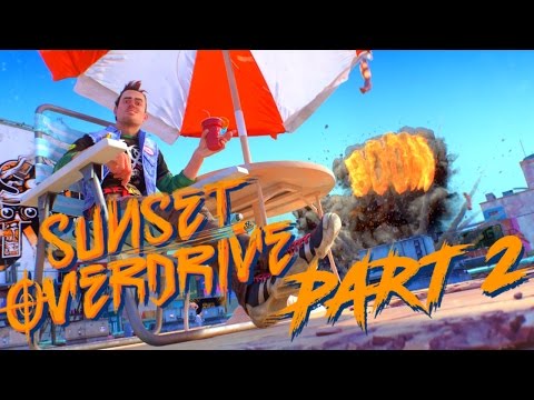Sunset Overdrive Walkthrough PART 2 BOUNCY BOUNCY SPLODY SPLODY