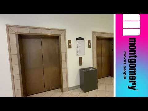 AWESOME and FAST Twin Montgomery traction elevators at Nordstrom ,Perimeter mall, Atlanta Georgia