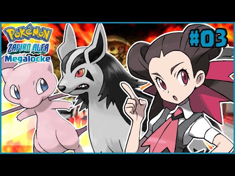 POKEMON ZAFIRO ALFA MEGALOCKE #03 - VAMOS POR LA PRIMERA MEDALLA!!!
