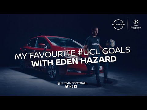 MY FAVOURITE #UCL GOALS WITH EDEN HAZARD