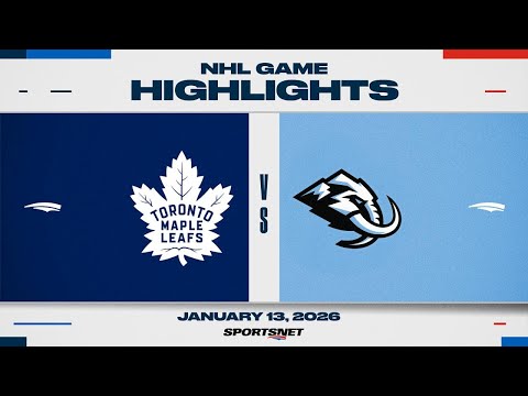 NHL Highlights | Maple Leafs vs. Mammoth - January 13, 2026
