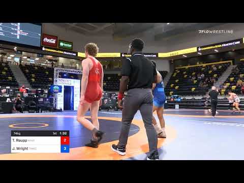 74 Kg Consolation Tony Raupp Minot MatWrats Wrestling Club Vs Jacob Wright TMWC Valley RTC