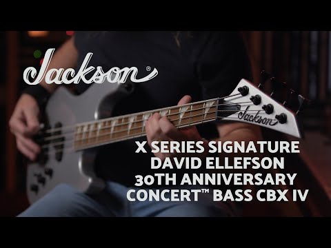 DAVE ELLEFSON personally owned played JACKSON  30TH anniversary signature bass prototype image 9