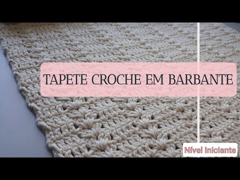 Tapete em Crochê Econômico e Fácil... Usando apenas 2 pontos.. #tapeteseconomicos  #croche