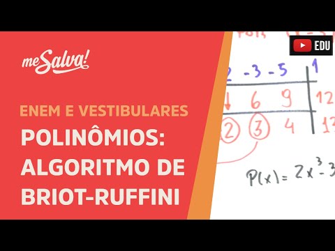Me Salva! PLN08 - Polinômios - Algoritmo de Briot-Ruffini