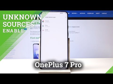 How to Allow Unknown Sources in OnePlus 7 Pro - Enable Installation Apps