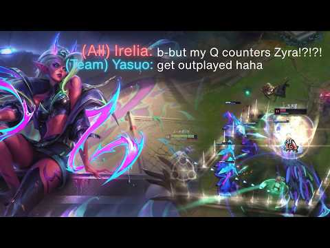 Rank 1 Zyra INSANE Catches in MASTER ELO
