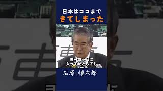 【日本の現状】日本国民は知るべき #石原慎太郎 #政治 #都知事