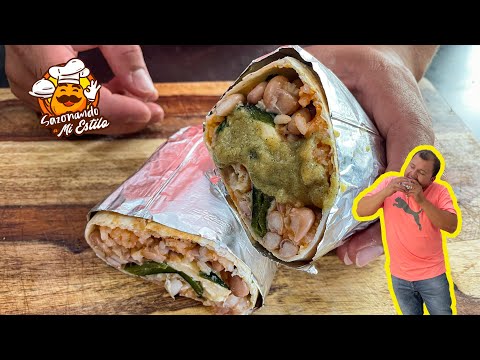 El Burrito Relleno de Chile Poblano y Queso 😋