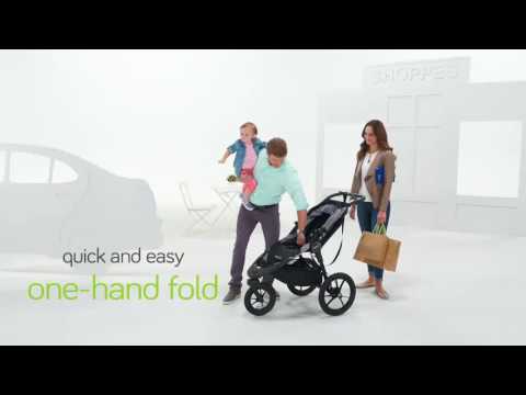 Vežimėlis Baby Jogger Summit X3, juodas (Midnight Juodas) video