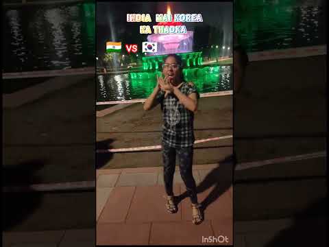 India Mai Korea ka Thadka🇮🇳🇰🇷 #pinkvenomchallenge #youtube #trending #korea#blackpink#india #viral