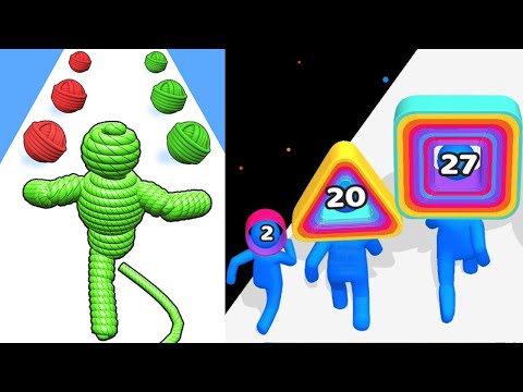 Layer Man 3D VS Rope Man Run - MAX LEVEL Gameplay Walkthrough (Android,iOS) NEW UPDATE Ep 1