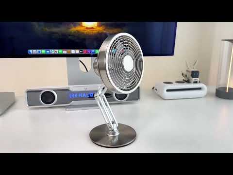 QUẠT ĐỂ BÀN MINI MROS | XOAY 360° | TIẾT KIỆM ĐIỆN | HẠN CHẾ TIẾNG ỒN| KIM LOẠI CAO CẤP