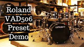 Video thumbnail for Roland VAD506 Preset Demo with Acoustic Drummers by Music Bliss Malaysia