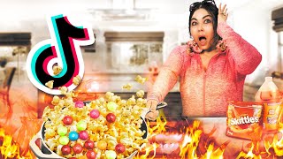 Surviving only using TIKTOK food hacks for 24 hours