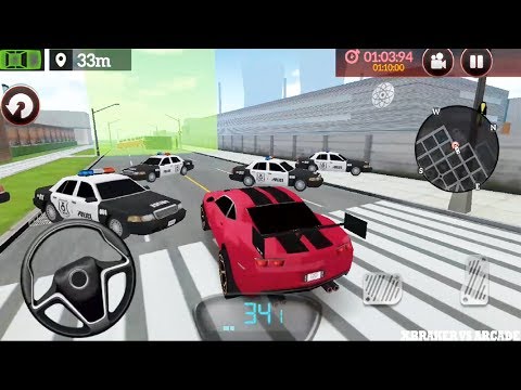 Drive For Speed Simulator Update 2019: Red Camaron Car Unlocked - Android GamePlay HD