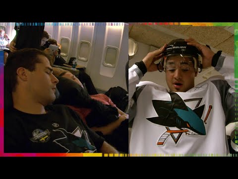 The 2010 Sharks fly to Sweden, hold practice