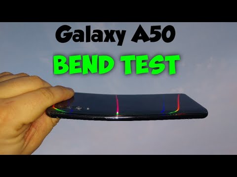SAMSUNG Galaxy A50 bend test