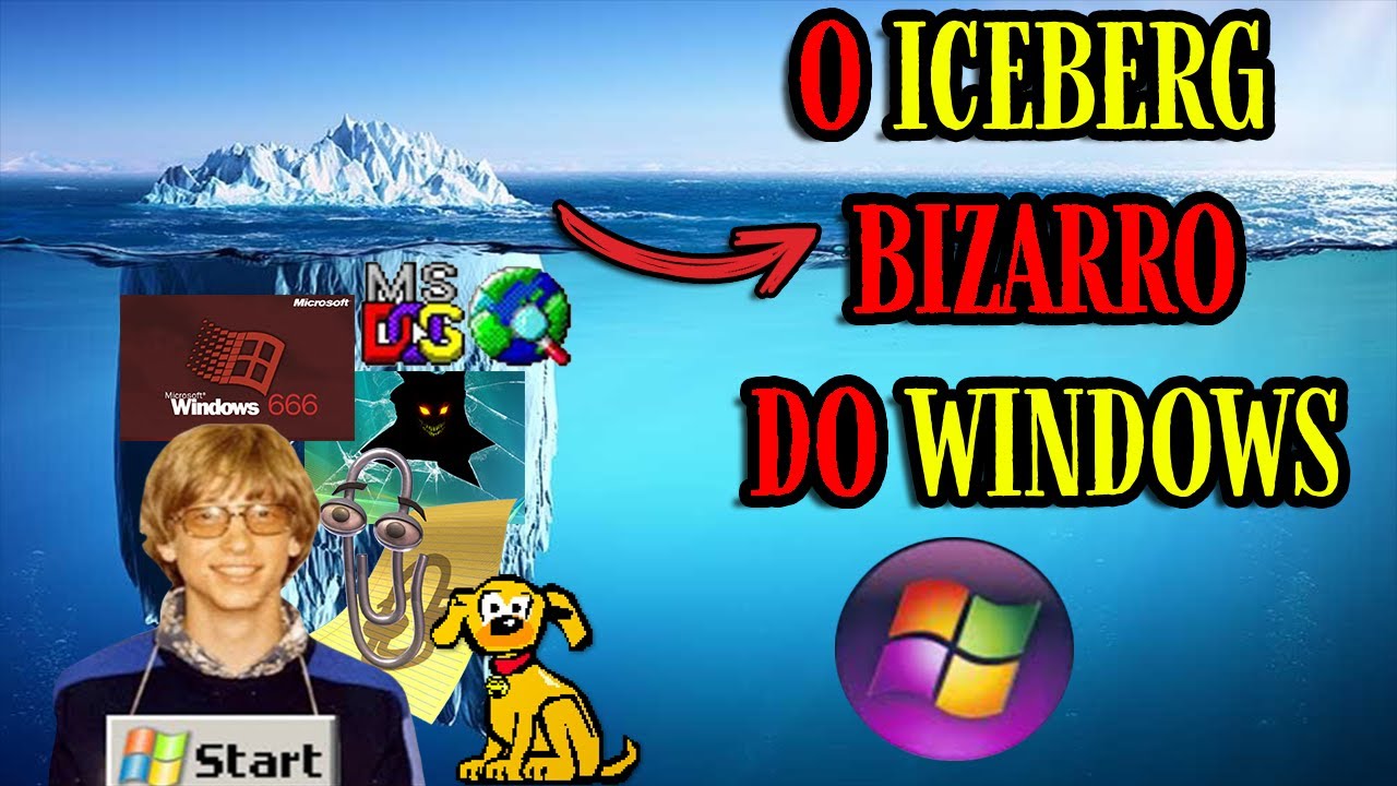 O Cibernético E Estranho Iceberg Do Windows