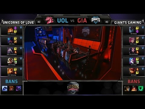 EU LCS UOL vs GIA Game 1 Highlights (EU LCS Spring 2015)