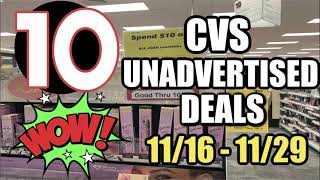 CVS UNADVERTISED DEALS (11/16 - 11/29)