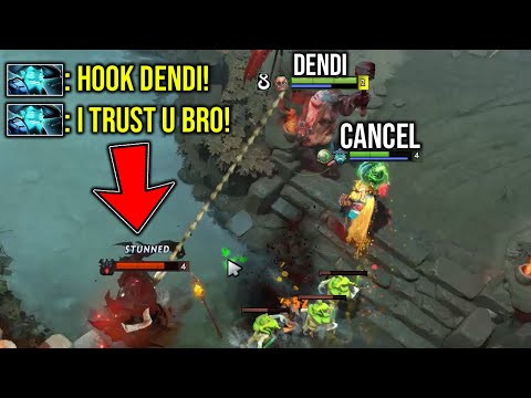 this is how Cancel Trust Dendi on roaming position pudge!!