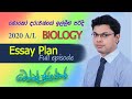 Bio Essay Plan Full Episode ජීව විද්‍යාව රචනා ප්‍රශ්න �