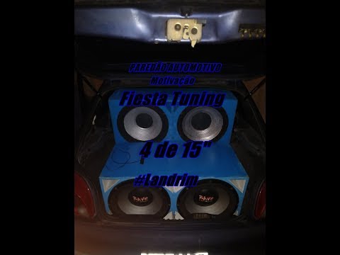 Motivacional - Projeto automotivo 4 falantes de 15" Fiesta Tuning - som de racha