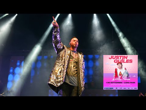 Justin Quiles en vivo - Envolver Remix ft Anitta - Luna Park Argentina 01.09.2022