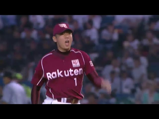 【1回裏】先発初勝利へいきなりピンチ!? イーグルス・松井裕 無死3塁を無失点でしのぐ!! 2014/8/6 M-E