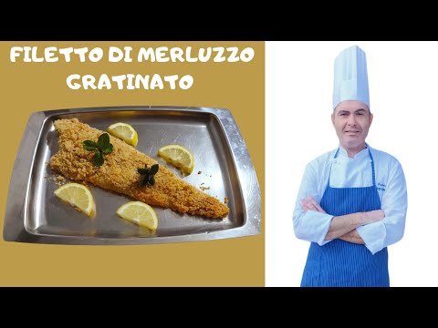 MERLUZZO GRATINATO AL FORNO - Ricetta facile, croccante!
