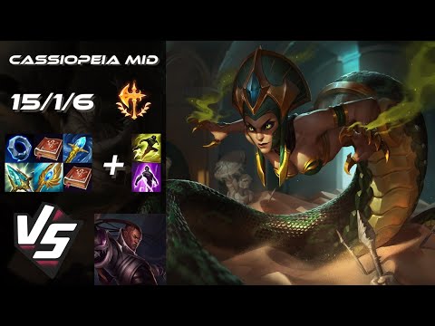 MID Cassiopeia vs Lucian - EU Challenger Patch 25.18