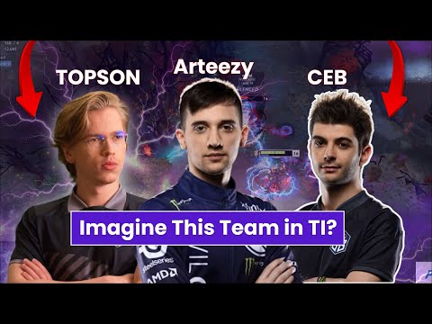 Arteezy Finally Gets His Dream Team with Topson & Ceb 😂🔥 Imagine This Team in TI?