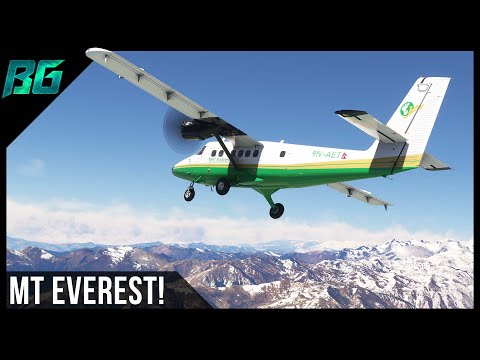 Mt Everest w/ Yeti Airlines Twin Otter | MSFS LIVE w/Buttkicker