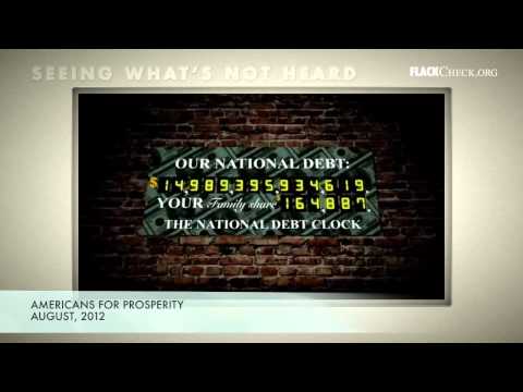 Seeing What's Not Heard: Americans For Prosperity vs. Obama 'Debt'