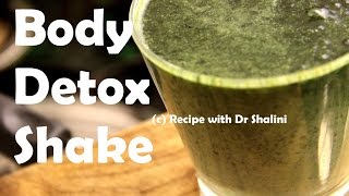 3-days Body Detox Plan | Reduce ur belly fat in 3 days | Super DETOX Green Cleansing Smoothie